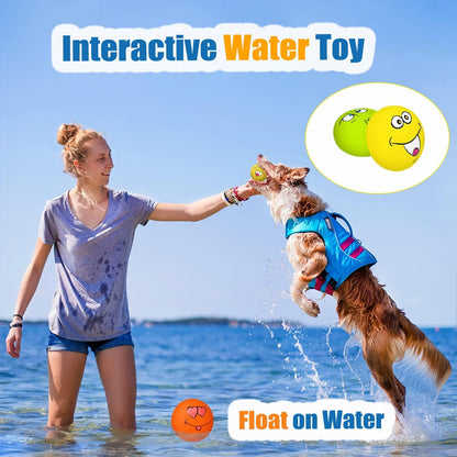 Latex Dog Squeaky Toys Rubber Soft Dog Toys Chewing Squeaky Toy Fetch Play Balls Toy for Puppy