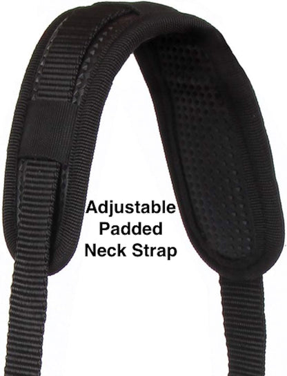 Majestic Ally Horse Feed Bag, Heavy Duty Nylon Mesh Grain Feed Bag, Adjustable Strap with Durable