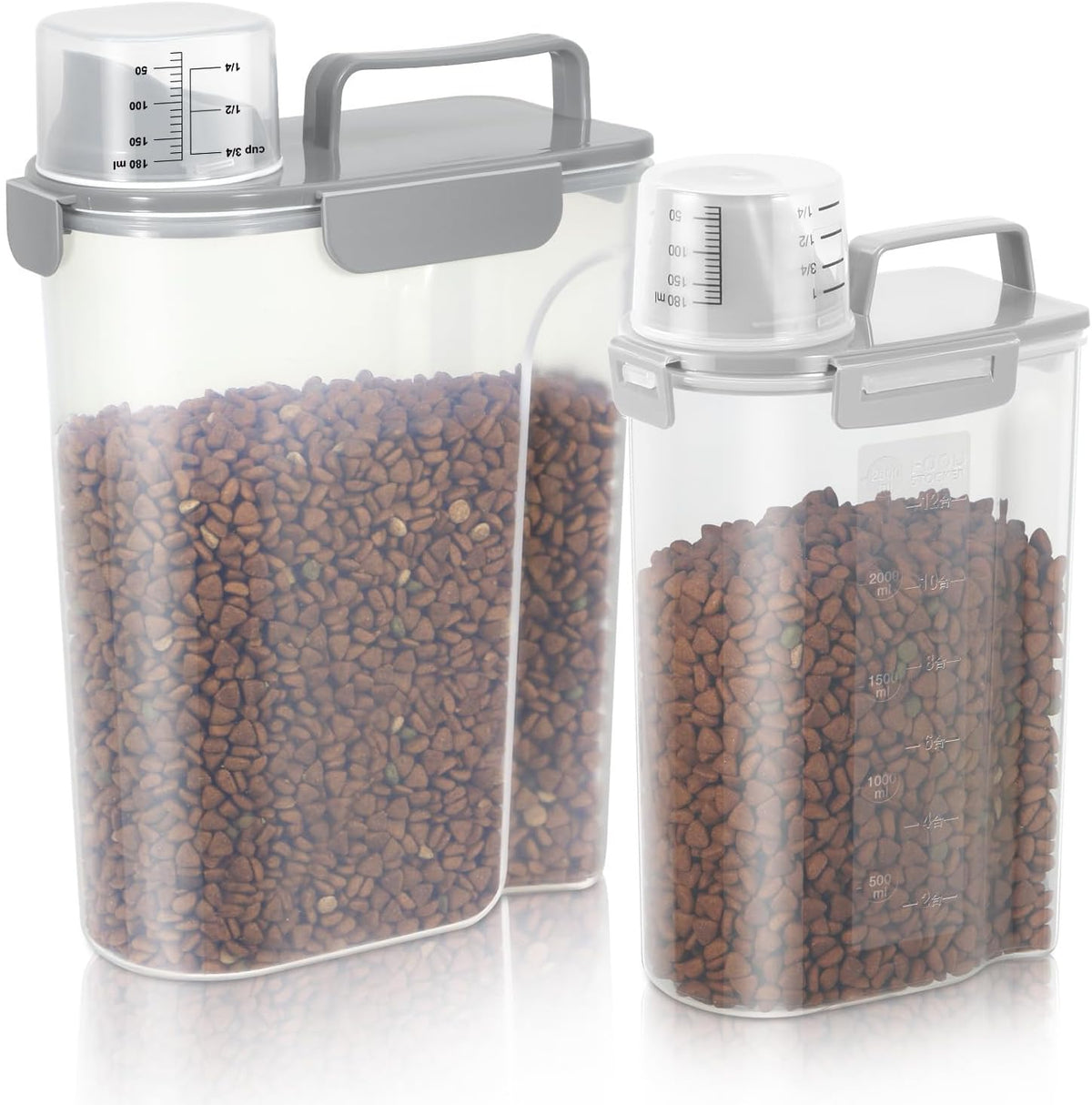Dog Food Storage Container, Upgraded Large Nozzle BPA-free, 8-12 LBS Plastic Pet Food Storage