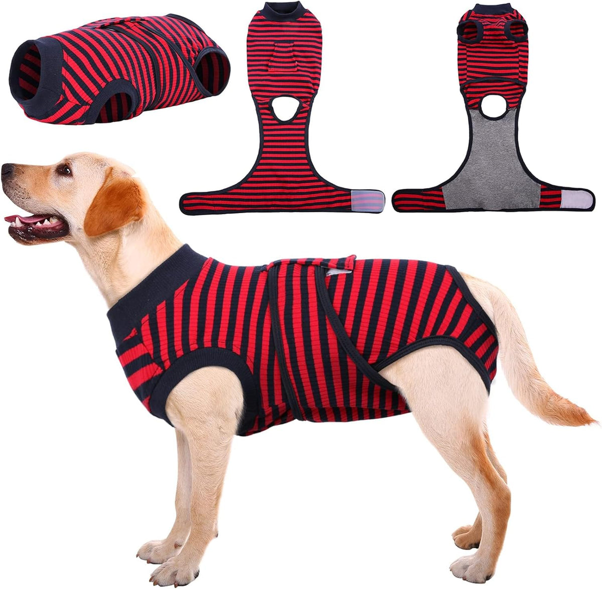 Kuoser Recovery Suit for Dogs Cats After Surgery, Professional Pet Recovery Shirt Dog Abdominal