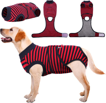 Kuoser Recovery Suit for Dogs Cats After Surgery, Professional Pet Recovery Shirt Dog Abdominal