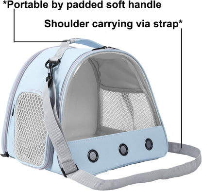 Bearded Dragon & Lizard Carrier - Portable Travel Carrier for Hedgehog, Rat, Parrot, Bird & Guinea