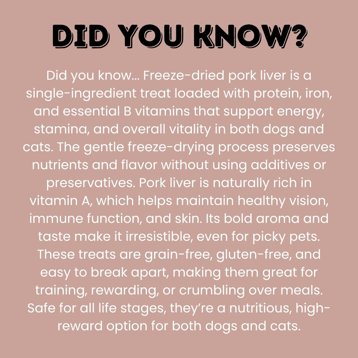 hotspot pets Freeze Dried Pork Liver Treats for Cats & Dogs - Made in USA (1 Pound Value Bag)