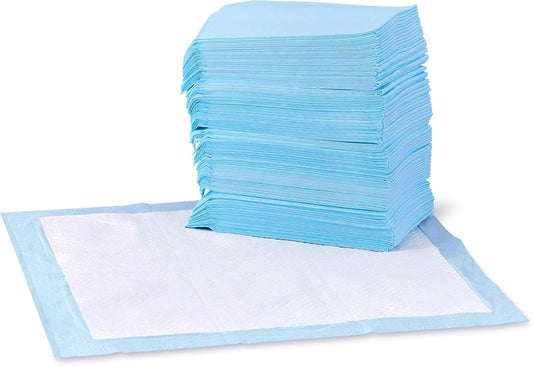 Amazon Basics Dog and Puppy Pee Pads, 5-Layer Leak-Proof Super Absorbent, Quick-Dry Surface, Potty