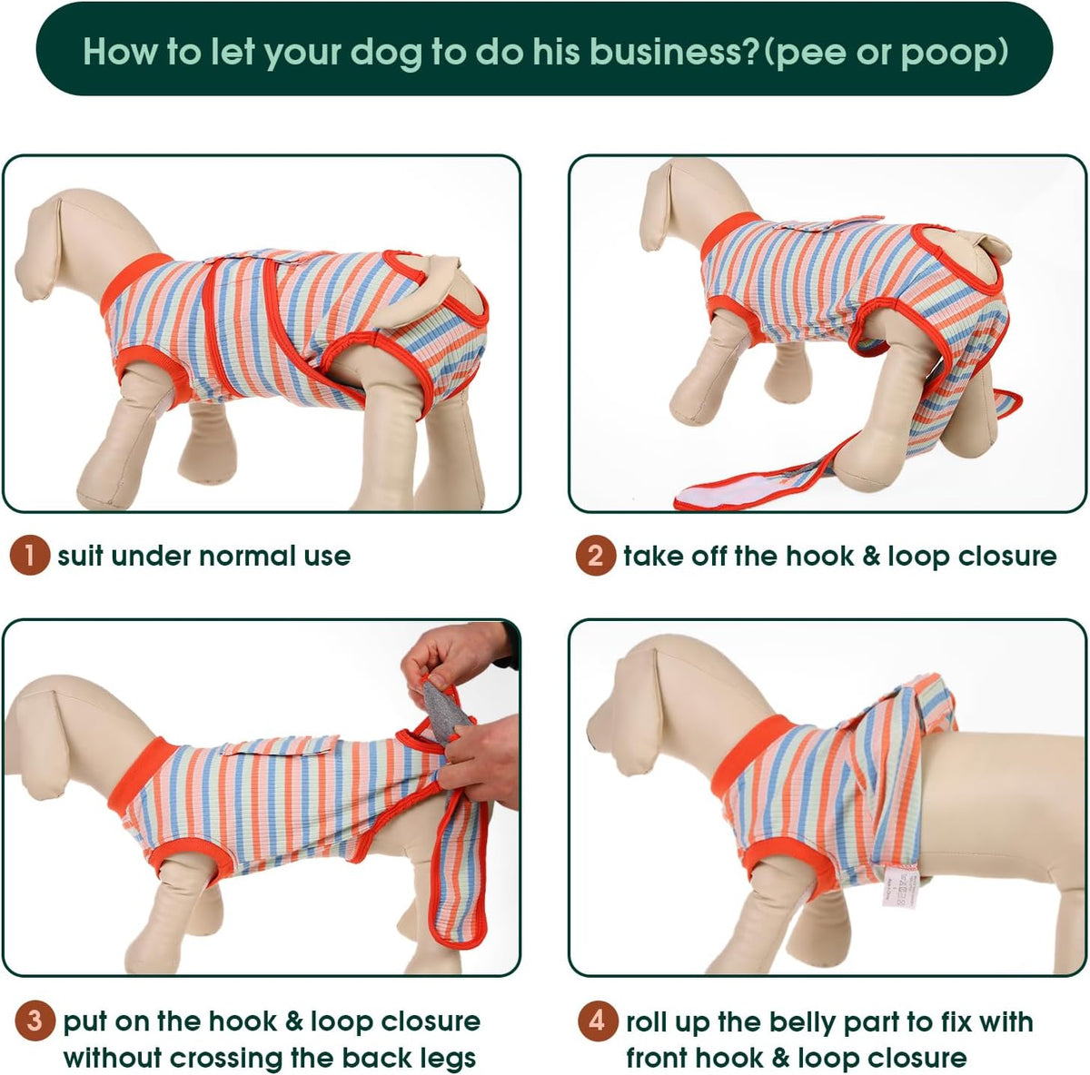 Kuoser Recovery Suit for Dogs Cats After Surgery, Professional Pet Recovery Shirt Dog Abdominal