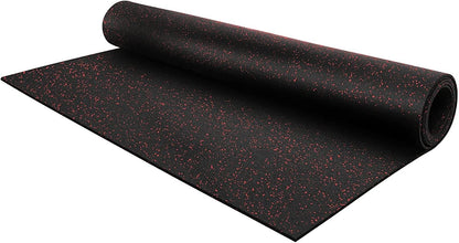 Flooring Inc's 1/4" Thick Tough Rubber Flooring Roll | Flexible Recycled Rubber Floor Mats for Home
