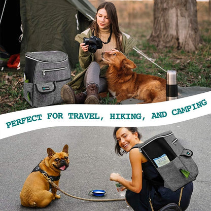 PetAmi Dog Travel Bag Backpack, Airline Approved Dog Bags for Traveling, Puppy Diaper Bag Supplies