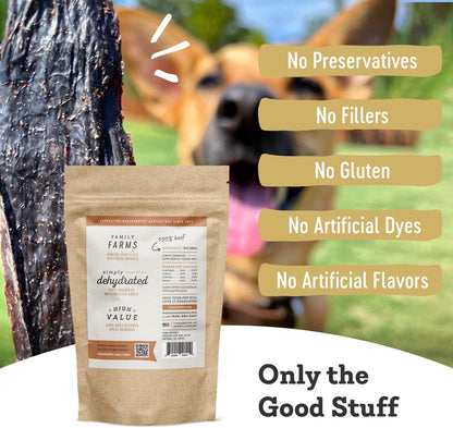 Farm Hounds - Beef Kidney - Premium Natural Beef Kidney Jerky For Dogs - Made From 100% Humanely