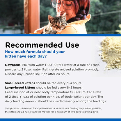 Nutri-Vet Milk Replacer For Kittens, Powdered Milk, Kitten Essentials, Cat Care, Veterinarian