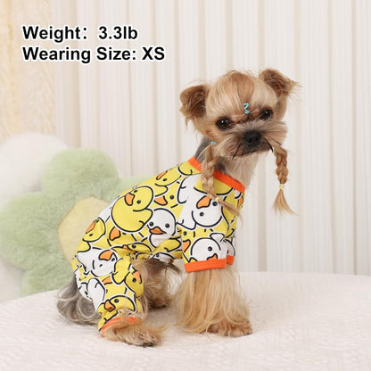 Dog Pajamas Pjs Spring Summer Dog Clothes for Small Dogs Girl - Boy - Small Size Dogs, Soft