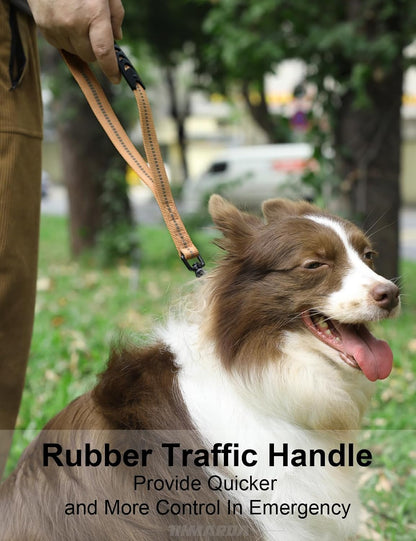Dog Leashes for Medium Large Dogs Heavy Duty, 4-6FT Shock Absorbing No Pull Dog Leash with Advanced