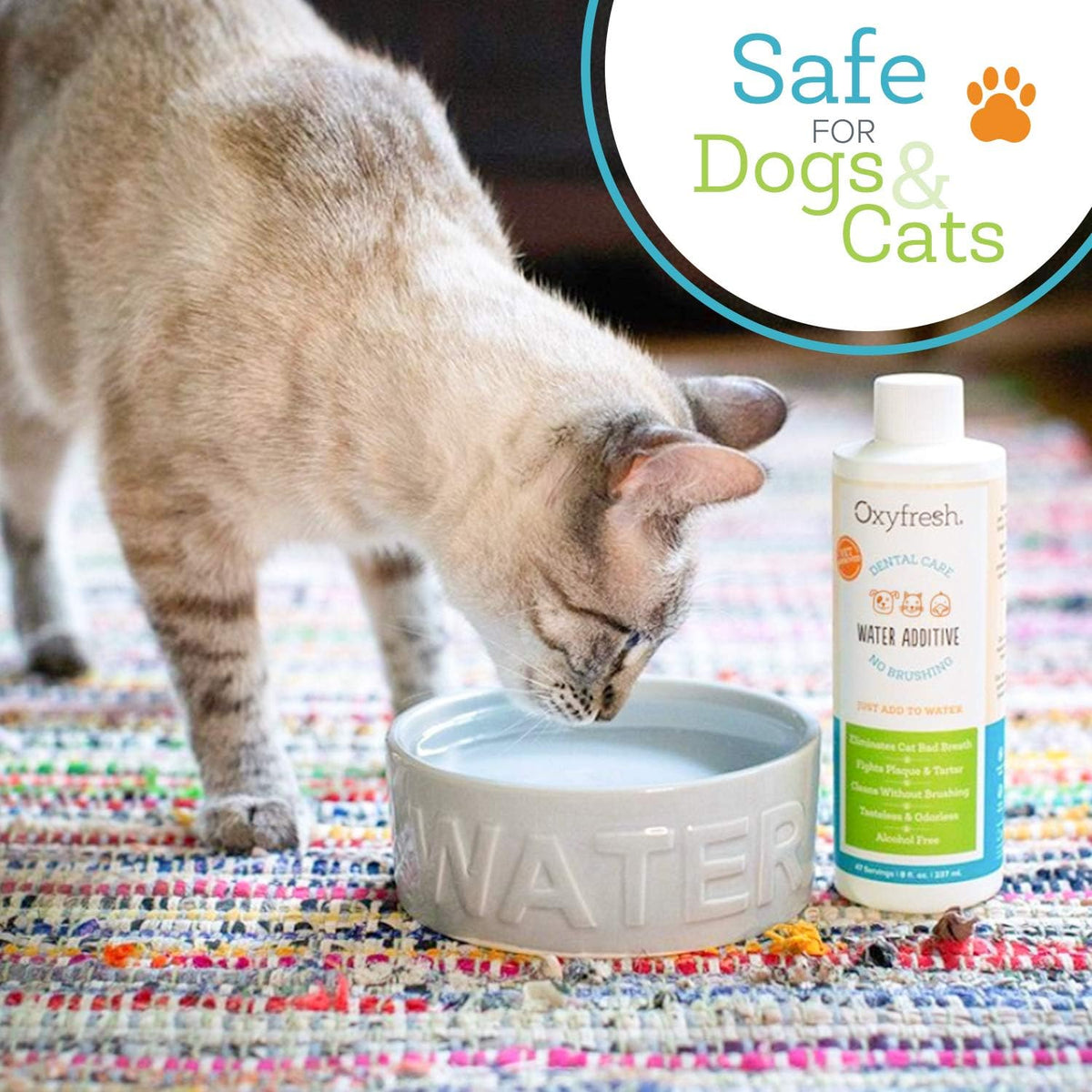 Oxyfresh Premium Pet Dental Care Solution Pet Water Additive: Best Way to Eliminate Bad Dog Breath