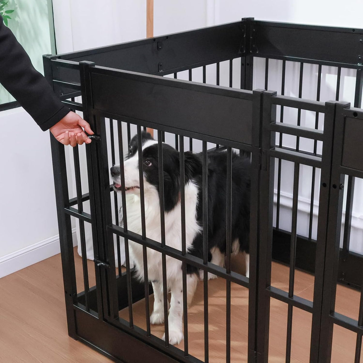 Dog Playpen, 31.5" Height Dog Pen Indoor, Heavy Duty, Safe and Sturdy, Furniture Style Puppy Pen