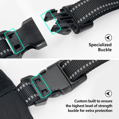 PHOEPET 2019 Upgraded No Pull Dog Harness, Reflective Adjustable Vest, with a Training Handle + 2