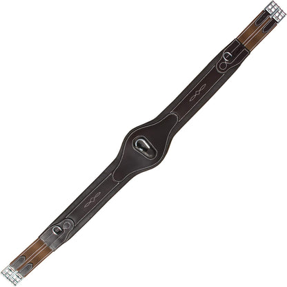 Exion Designer Anatomic Snap Over Lay Girth | Comfortable Leather Horse Girth for English Saddles |