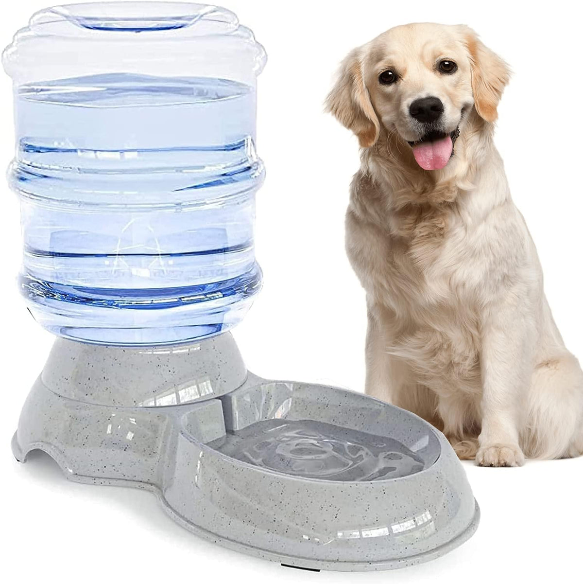 Dog Water Bowl Dispenser,3 Gallon/ 11L Pet Water Dispenser Station for Large Dogs and Cats,Gravity