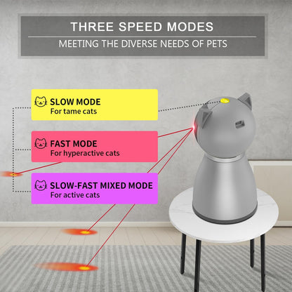 Laser Cat Toys for Indoor Cats,The 4th Generation Real Random Trajectory Motion Activated