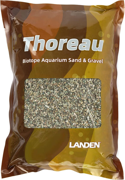 LANDEN Thoreau Aquarium Sand for Aquascape 2L(7lbs), Fish Tank Gravel, Aquarium Natural Cosmetic
