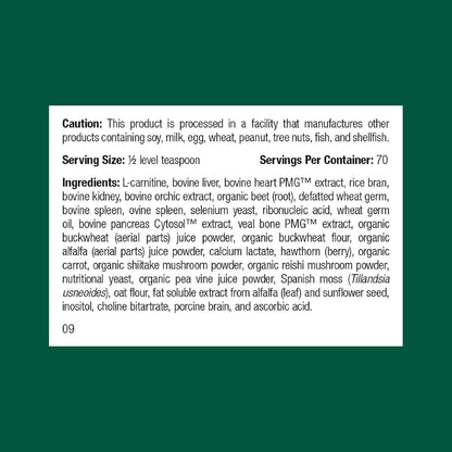 Standard Process Inc. Canine Cardiac Support - Dog Heart Health Supplement - Nutritional Formula to