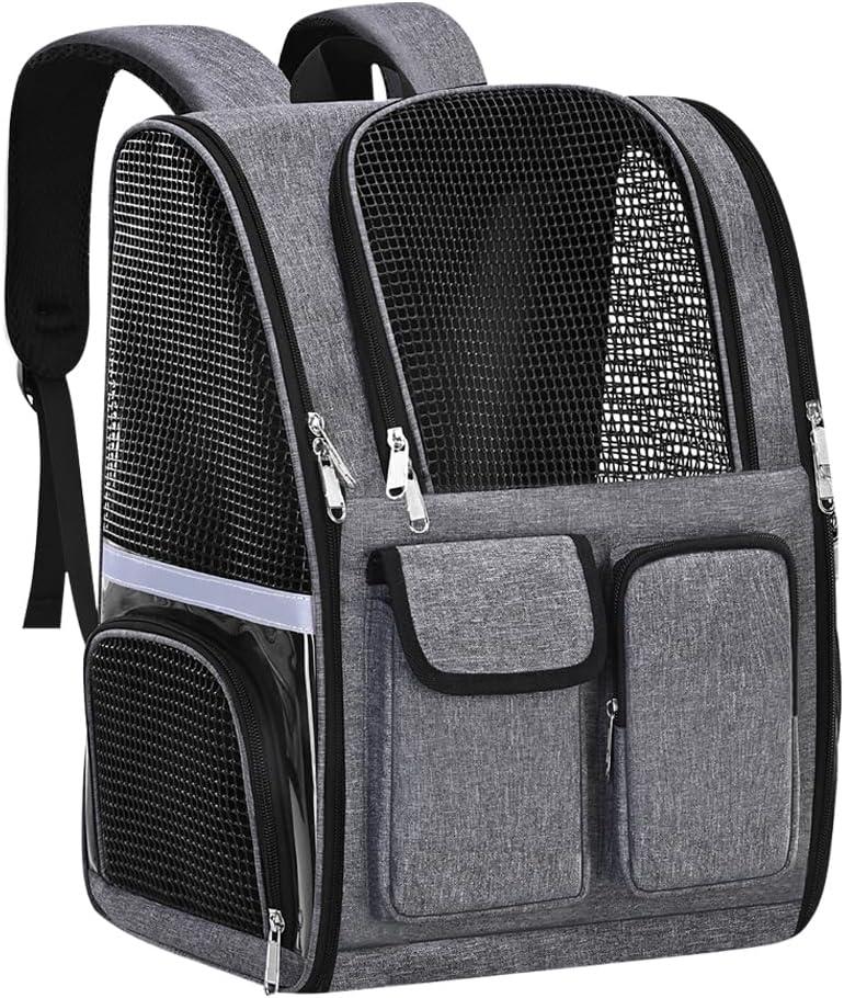 Pet Backpack, Airline Approved Dog Backpack, Cat Bag for Travel Hiking Bike Riding Walking Outdoor