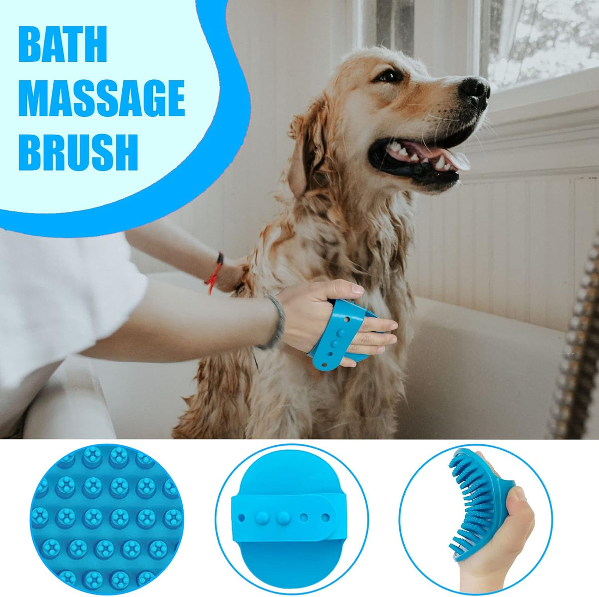 Dog Brush Grooming Kit 5PCS - Dog Brushes for Grooming, Dog Brush for Shedding,Puppy Brush and Flea