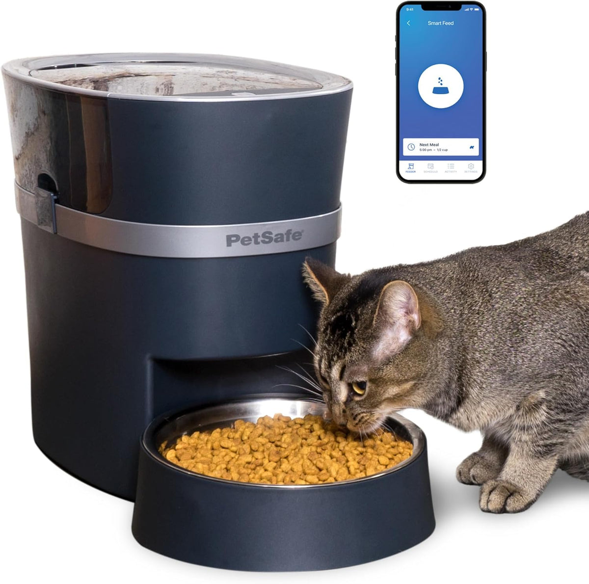 PetSafe Smart Feed - Electronic Pet Feeder for Cats & Dogs - 6L/24 Cup Capacity - Programmable