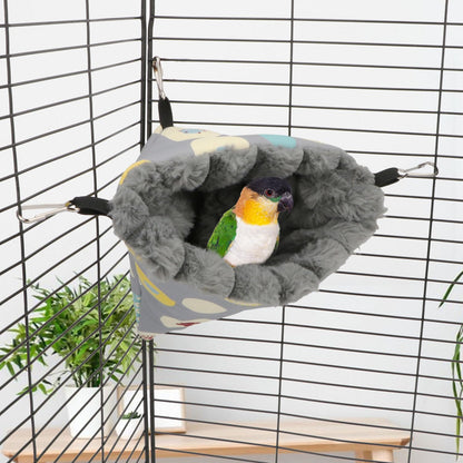 Wontee Bird Nest House Winter Warm Hanging Hammock Bird Bed Snuggle Hut for Parakeets Budgies