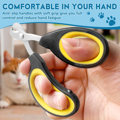 Cat Nail Clippers, Professional Pet Claw Clippers for Indoor Cats, Kittens, Small Dogs, Puppys