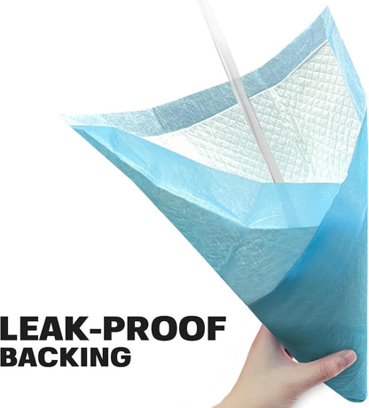 BV Small Puppy Pads 100 Count 17"x24" - Leak-Proof & Absorbent Pee Pads For Dogs with 6-Layer