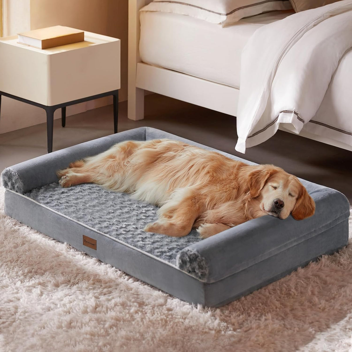 BFPETHOME Dog Beds for Large Dogs, Orthopedic Dog Bed for Medium Large Dogs,Big Waterproof Couch