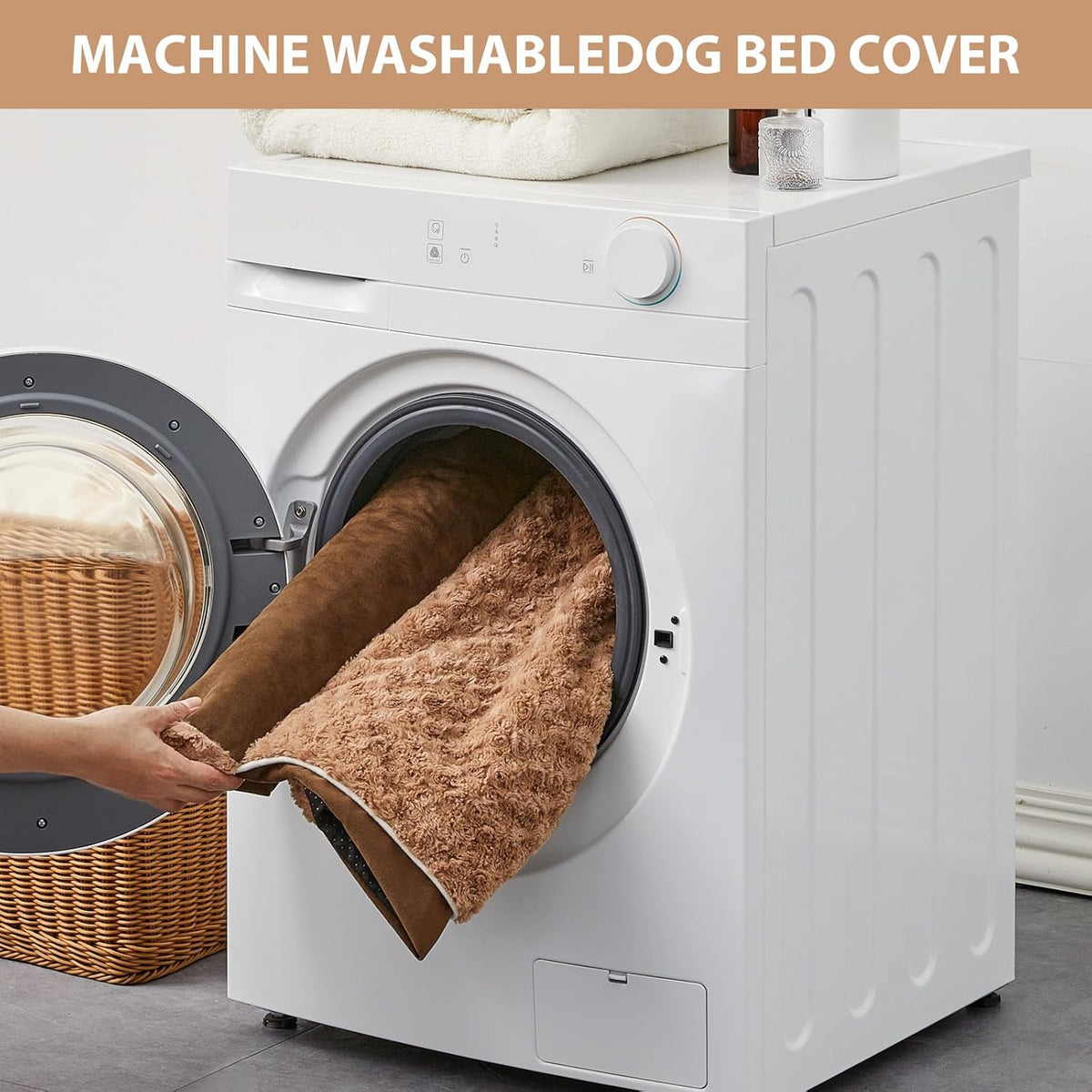 BFPETHOME Dog Beds for Large Dogs, Orthopedic Dog Bed for Medium Large Dogs,Big Waterproof Couch