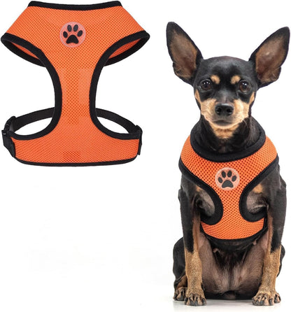 BINGPET No Pull Dog Harness,Soft Mesh Breathable All Weather Vest Harness,Safety Protection Design