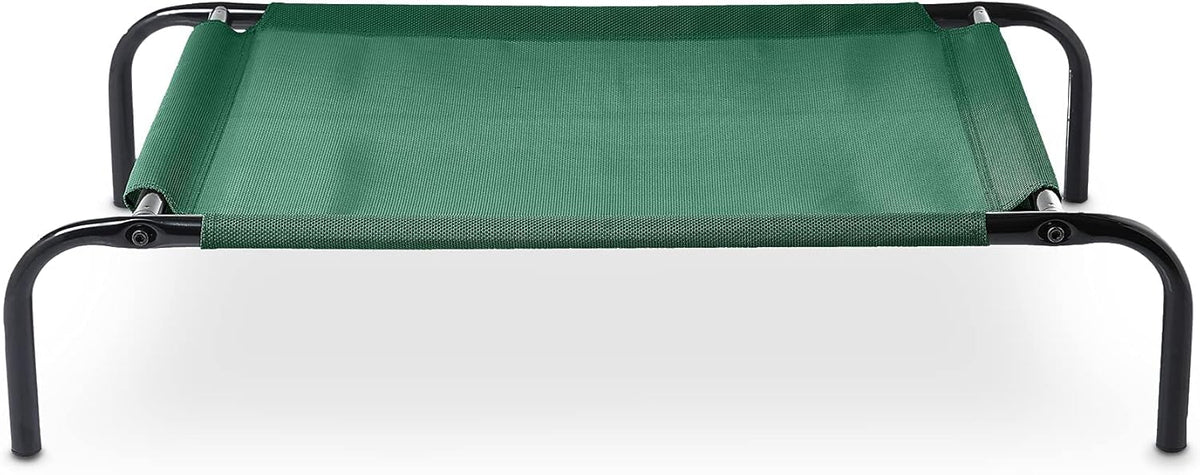 Amazon Basics Cooling Breathable Elevated Dog Bed with Metal Frame for Small Dogs, 36 x 22 x 7.5
