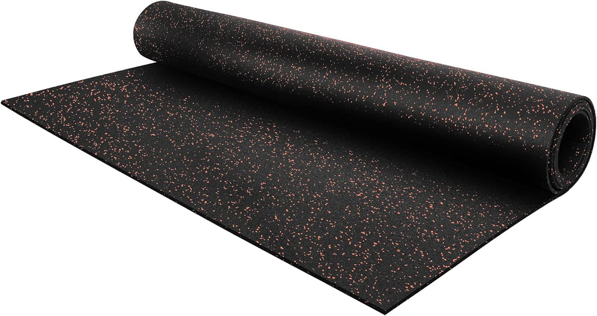 Flooring Inc's 1/4" Thick Tough Rubber Flooring Roll | Flexible Recycled Rubber Floor Mats for Home