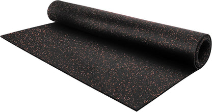Flooring Inc's 1/4" Thick Tough Rubber Flooring Roll | Flexible Recycled Rubber Floor Mats for Home