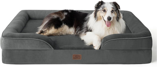 Bedsure Orthopedic Dog Bed for Extra Large Dogs - XL Washable Dog Sofa Bed Large, Supportive Foam