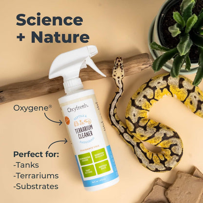 Oxyfresh Premium Terrarium Cleaner – Professional Amphibian and Reptile Terrarium Smell Eliminator