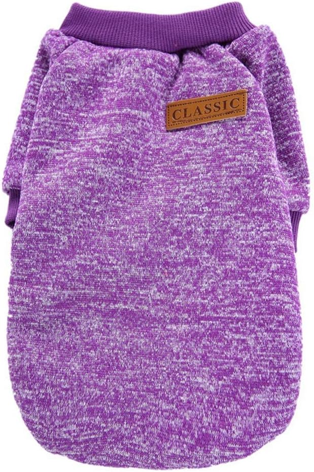 Jecikelon Dog Clothes Dogs Sweater Soft Puppies Clothing Winter Puppy Sweaters Warm Outfit for Dogs