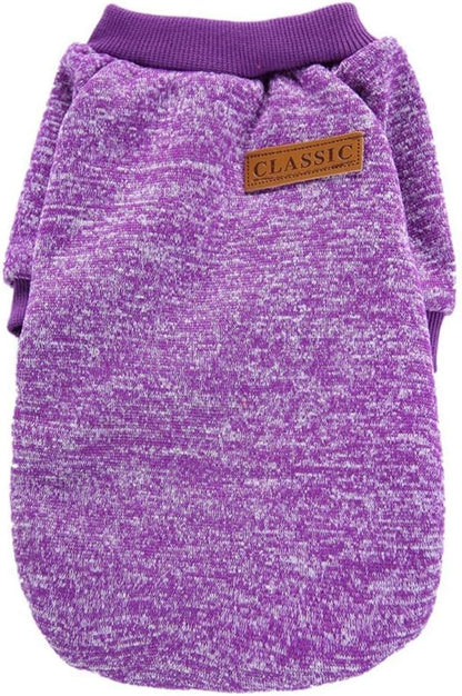 Jecikelon Dog Clothes Dogs Sweater Soft Puppies Clothing Winter Puppy Sweaters Warm Outfit for Dogs