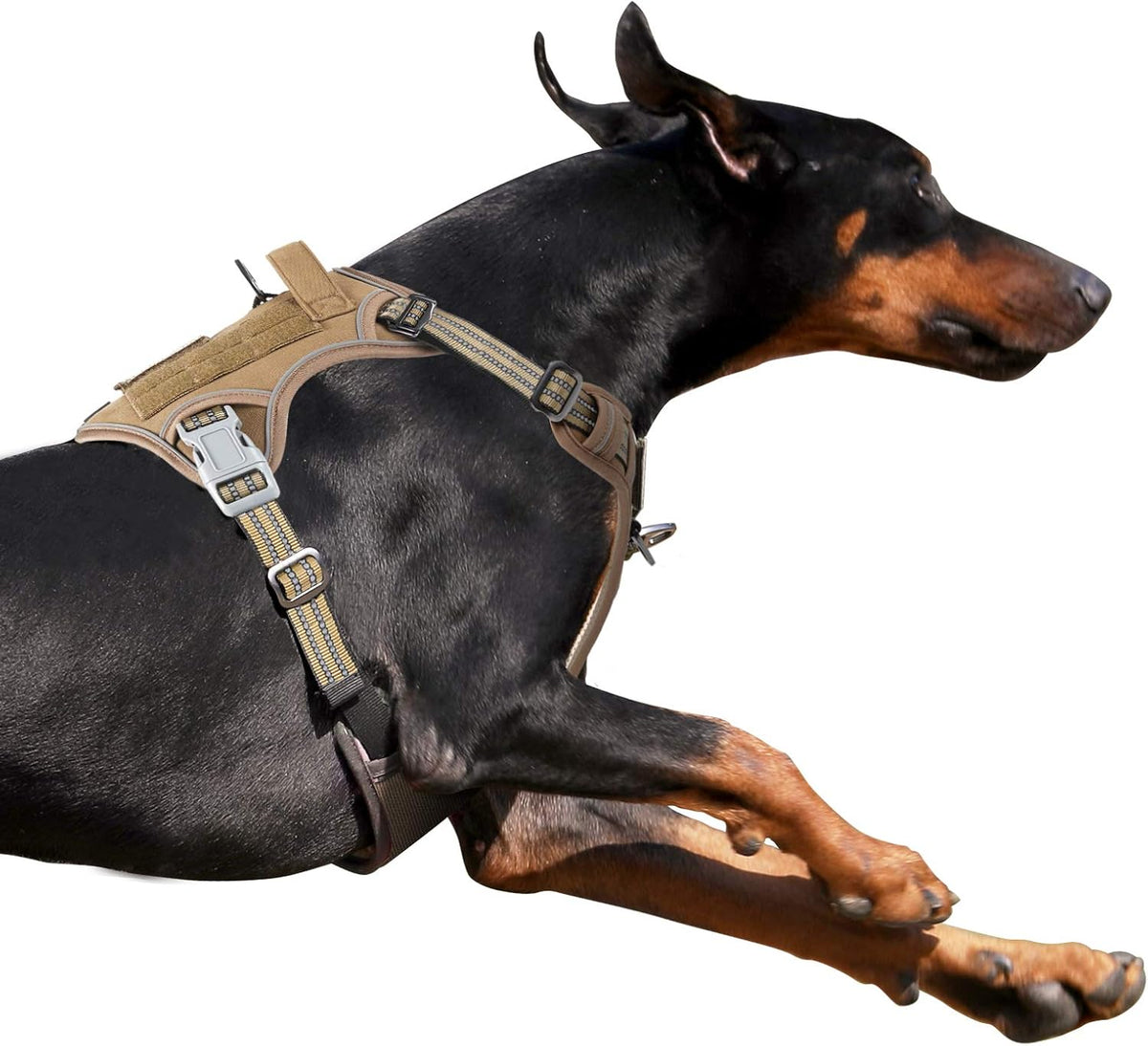 BUMBIN Tactical Dog Harness for Large Dogs No Pull, Famous TIK Tok No Pull Dog Harness, Fit Smart