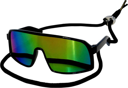 G029 Small Dog Breed 8-18lbs Pet Puppy Cat Sports Turbo Sunglasses (Sport Turbo Black-Rainbow