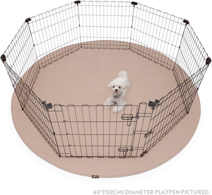 Paw Inspired Round Washable Pee Pad for Dogs | Reusable Puppy Pad for Potty Training, Whelping