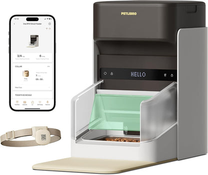 PETLIBRO RFID Automatic Cat Feeder, Collar Tag-Activated Personalized Meals, 5G&2.4G Wi-Fi