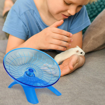 Hamster Wheel Flying Saucer Silent Exercise Wheel Running Wheel for Hamsters, Gerbils, Mice and