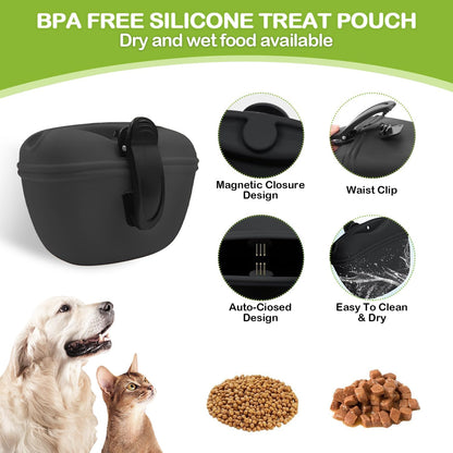 JIURUN Dog Treat Bag - Dog Training Treat Bag, Treat pouchs for Pet Training with Dog Treat Bag
