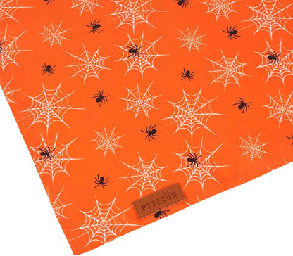 PTDECOR Halloween Dog Bandana, Reversible Holiday Pet Puppy Scarf, Multi Size, Triangle Halloween