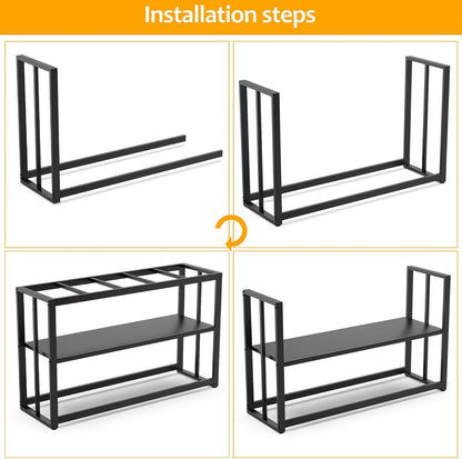 Akenow 55-75 Gallon Fish Tank Stand with Storage Shelf, 48.5 x14.9 x 29.2 Inch Aquarium Stand