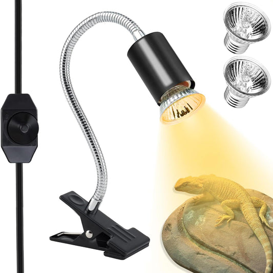 ReptileHeat Lamp The Adjustable Temperature and 360 ° Rotating Hose Crawlers Heating Lights, for