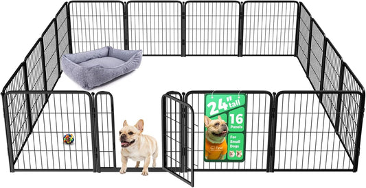 FXW Homeplus Unleashed Indoor Dog Playpen - Stress-Free and Safe Play, Heavy Duty 24 Inch 16 Wire