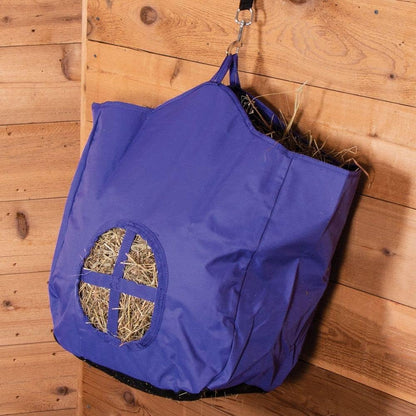 Dura-Tech Nylon Hay Bag for Horses | Color Black | Enhances Digestion with Slow Consumption |